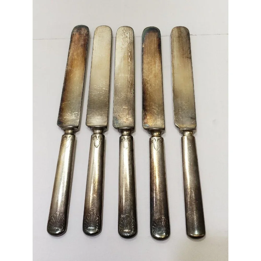 Rogers Bros No. 12 Waterbury? Silverware Flatware Set Of 10 Pieces 5 Of Each